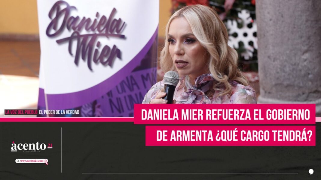 Daniela Mier refuerza el gobierno de Armenta ¿Qué cargo tendrá?