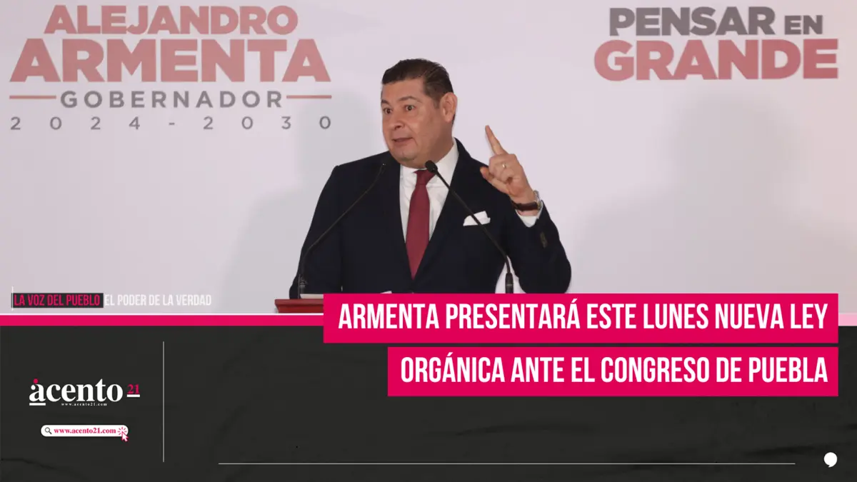 Armenta presentará este lunes nueva Ley Orgánica