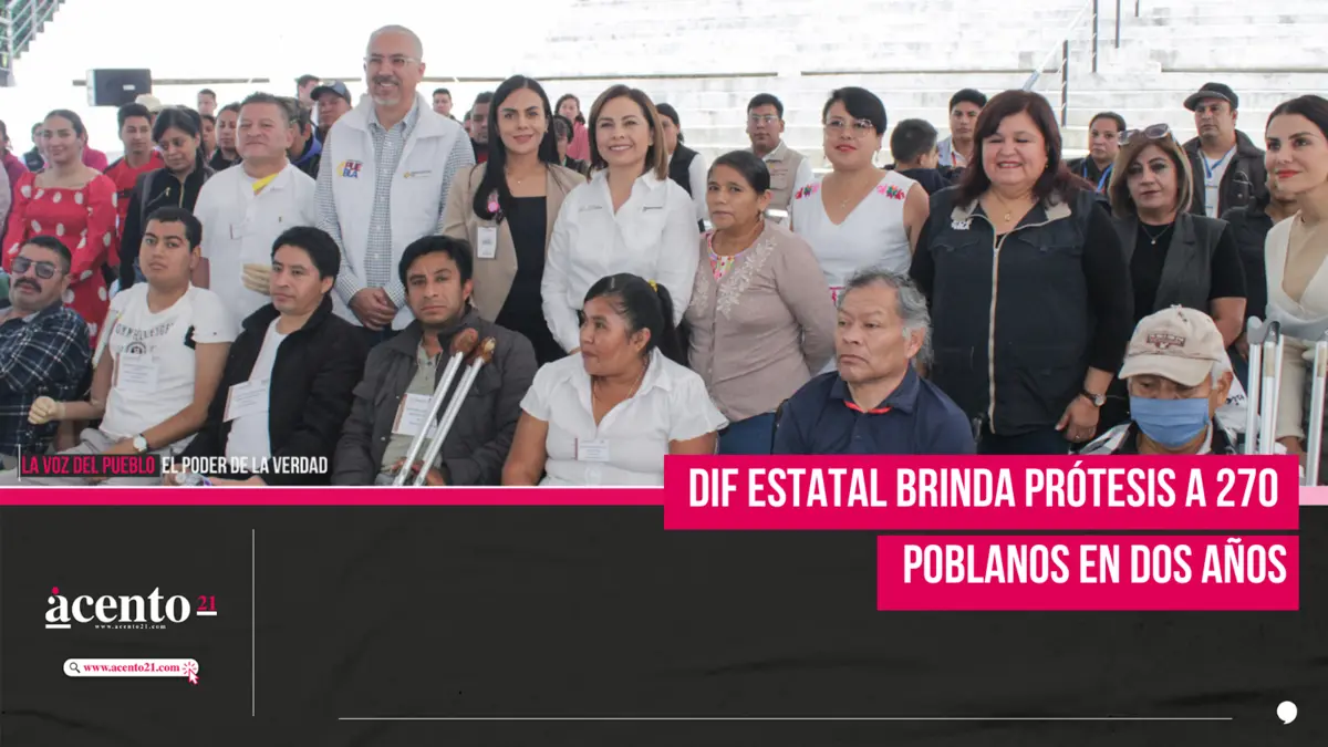 DIF Estatal brinda prótesis a 270 poblanos en dos años