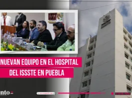 Renuevan equipo en el Hospital del ISSSTE en Puebla