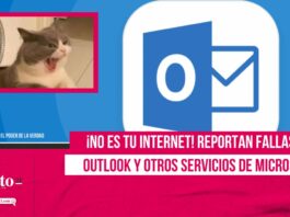 ¡No es tu internet! Reportan fallas en Outlook y otros servicios de Microsoft