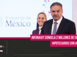 Infonavit congela 2 millones de créditos hipotecarios con adeudos