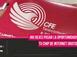 Obtén tu chip de internet gratis de CFE