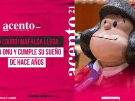 Mafalda llega a la ONU y cumple su sueño de hace años