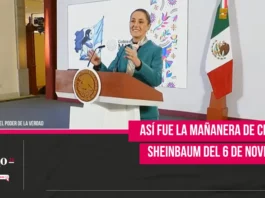 Así fue la Mañanera de Claudia Sheinbaum del 6 de noviembre