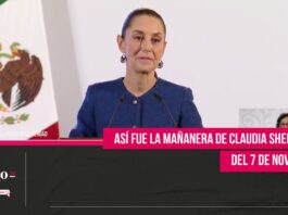 Mañanera de Claudia Sheinbaum del 7 de noviembre