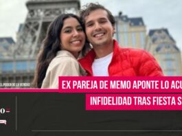 Ex pareja de Memo Aponte lo acusa de infidelidad tras fiesta sexual