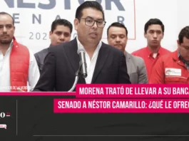 Morena trató de llevar a su bancada del Senado a Néstor Camarillo