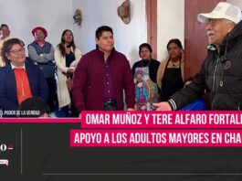 Omar Muñoz y Tere Alfaro fortalecen el apoyo a los adultos mayores en Chautenco