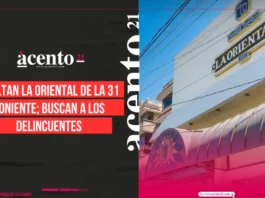 Asaltan La Oriental de la 31 Poniente; buscan a los delincuentes