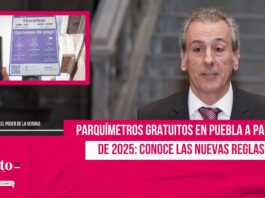 Parquímetros gratuitos en Puebla a partir de 2025