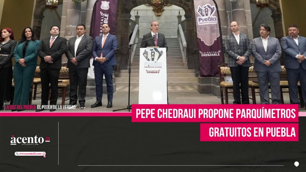 Pepe Chedraui propone parquímetros gratuitos en Puebla