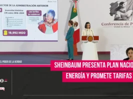 Sheinbaum presenta Plan Nacional de Energía y promete tarifas justas