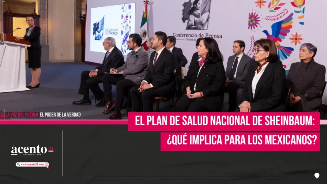 Claudia Sheinbaum presenta su Plan de Salud Nacional