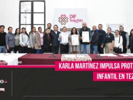 Karla Martínez impulsa protección infantil en Teziutlán