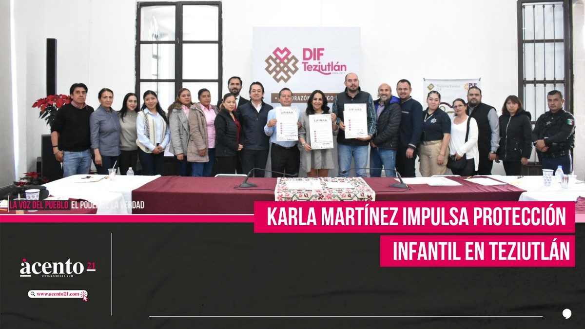 Karla Martínez impulsa protección infantil en Teziutlán