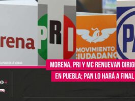 Morena, PRI y MC renuevan dirigencias en Puebla