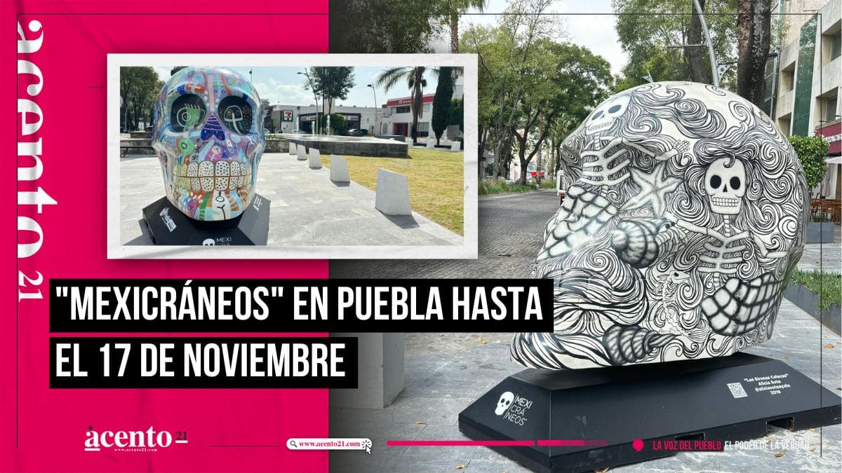 ¡Hasta el 17 de noviembre! Expo Mexicráneos permanecerá en la Ciudad Puebla