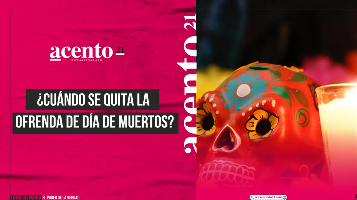 ¿Cuándo se debe quitar la ofrenda de Día de Muertos