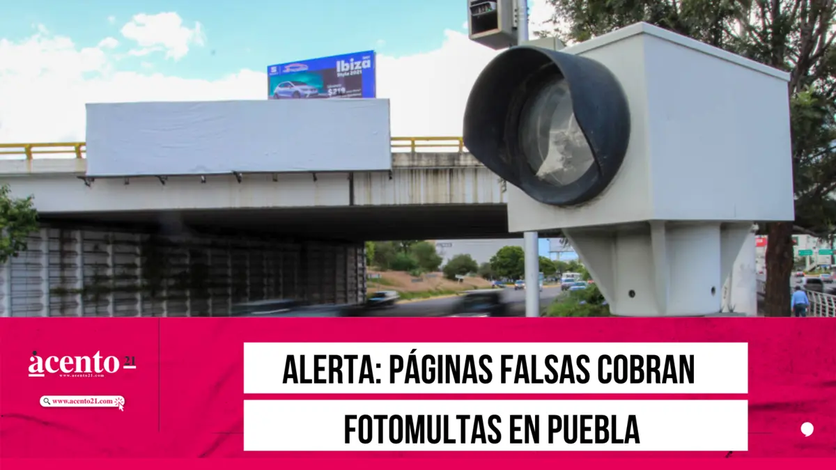 ALERTA Páginas falsas cobran fotomultas en Puebla