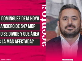 Adán Domínguez deja hoyo financiero de 547 mdp