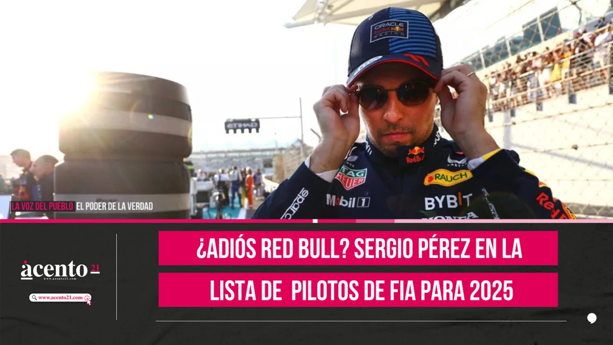 ¿Adiós Red Bull Sergio Pérez en la lista de pilotos de FIA para 2025