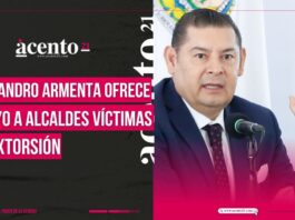 Alejandro Armenta ofrece apoyo a alcaldes de Puebla víctimas de extorsión