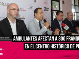 Ambulantes afectan a 300 franquicias en el Centro Histórico de Puebla