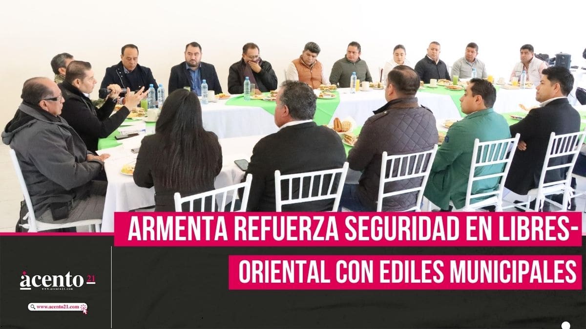 Armenta, gobernador de territorio, se reúne con ediles de la región Libres Oriental