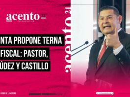 Armenta propone a Idamis Pastor, Federico Bermúdez y Fernando Castillo para fiscal de Puebla