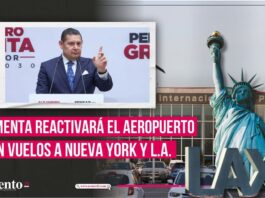 Armenta revivirá Aeropuerto Hermanos Serdán; traerá vuelos a Nueva York y Los Ángeles