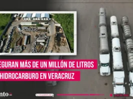 Aseguran más de un millón de litros de hidrocarburo en Veracruz