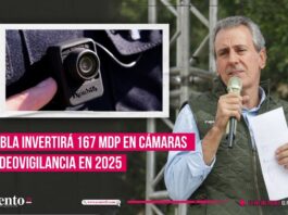 Ayuntamiento de Puebla invertirá 167 mdp en cámaras para policías, video vigilancia de seguridad en 2025