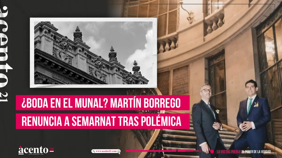 ¿Boda en el MUNAL Martín Borrego renuncia a Semarnat tras polémica