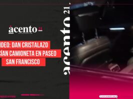 Dan cristalazo y roban camioneta en Paseo San Francisco