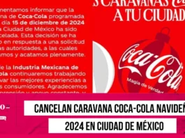 Cancelan Caravana Coca-Cola Navideña 2024 en Ciudad de México