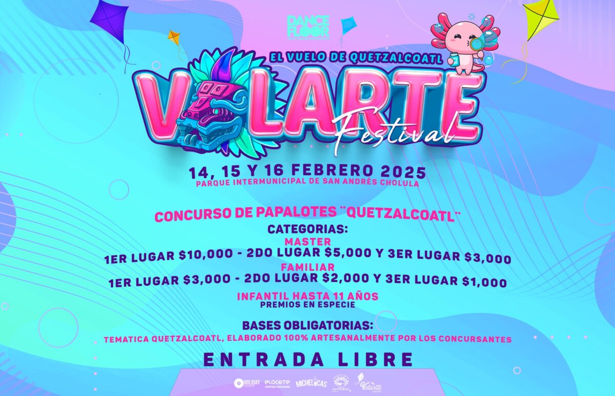 Cartel oficial de Volarte Festival