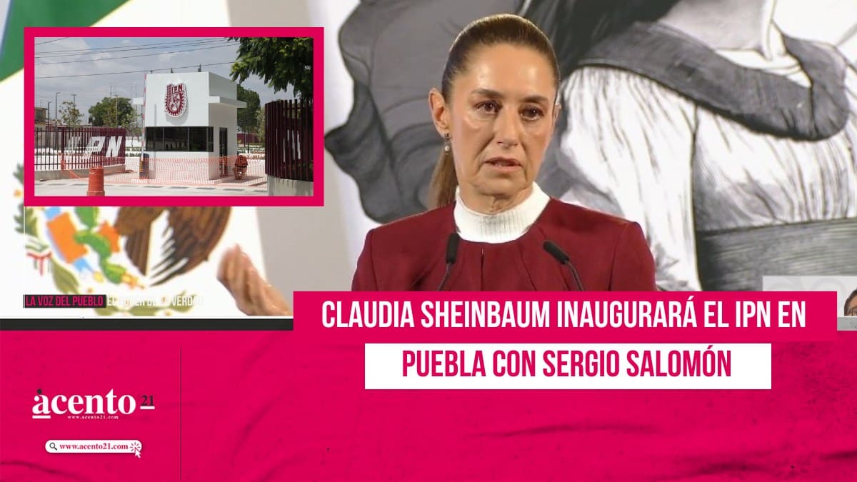 Claudia Sheinbaum inaugurará el IPN en Puebla con Sergio Salomón