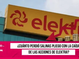 ¿Cuánto perdió Salinas Pliego con la caída de las acciones de Elektra?