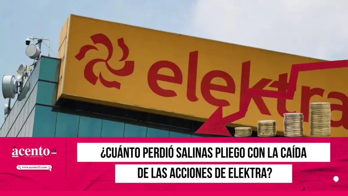 ¿Cuánto perdió Salinas Pliego con la caída de las acciones de Elektra?