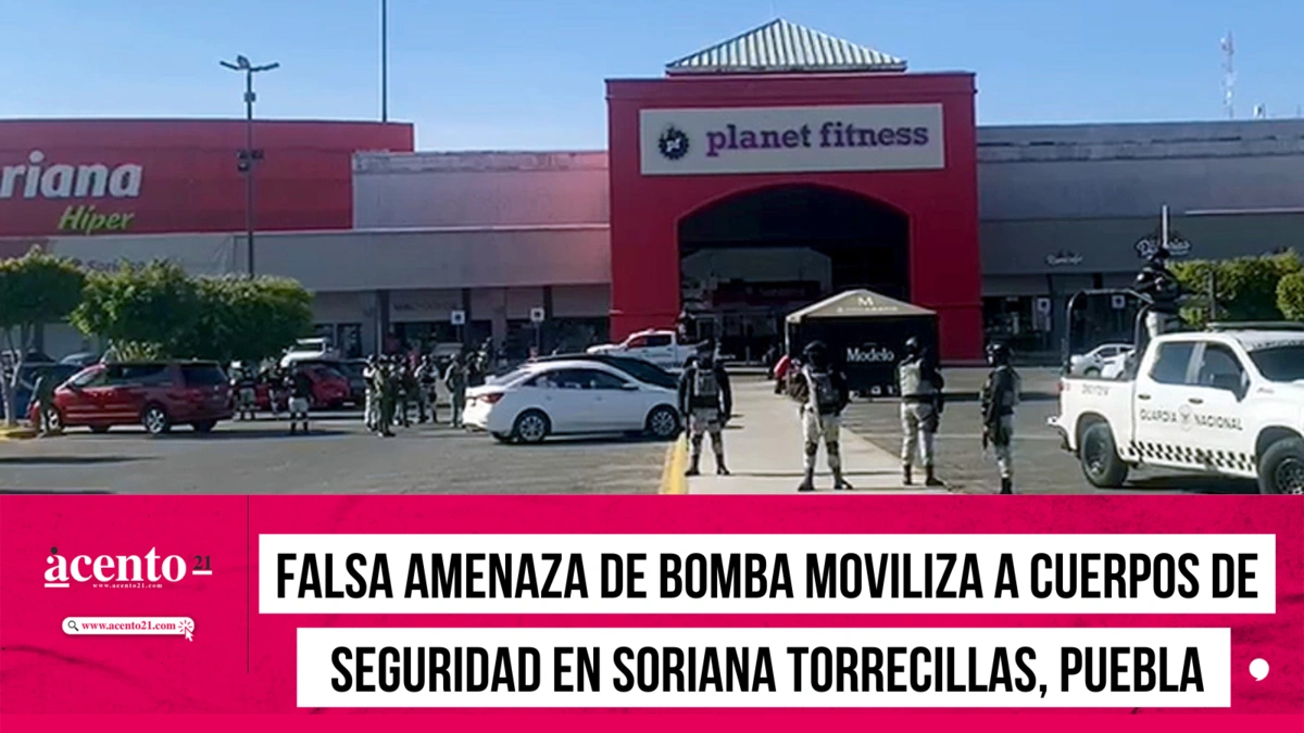 Delincuencia contra Soriana en Puebla; asalto y amenaza de bomba en una mañana