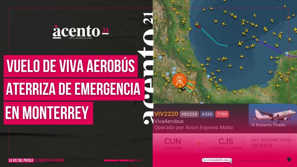 EMERGENCIA Vuelo de Viva Aerobús aterriza de emergencia en Monterrey