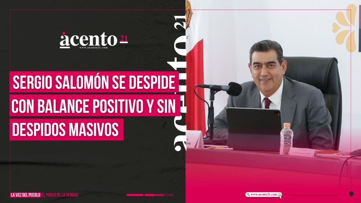 “El gobierno cumplió desde el primer minuto” Sergio Salomón se despide de Puebla