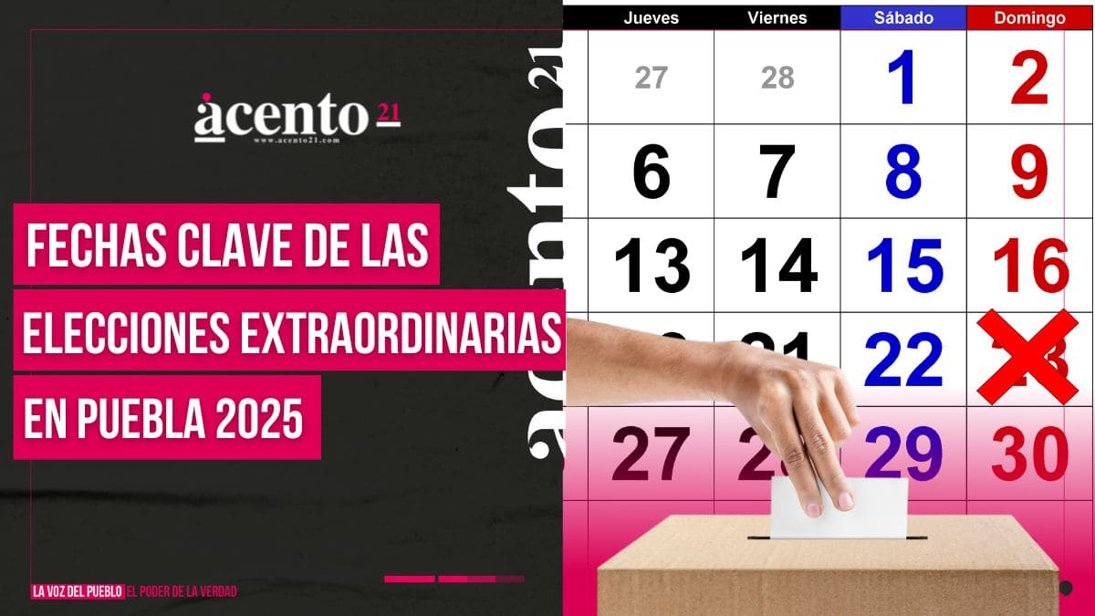 Elecciones extraordinarias de Puebla serán el 23 de marzo estas son las fechas