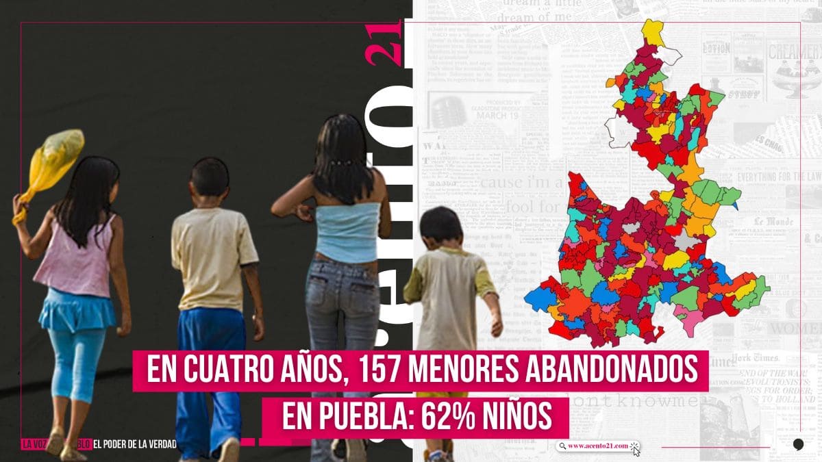 En cuatro años abandonan a 157 menores en Puebla 62% eran menores de 8 años