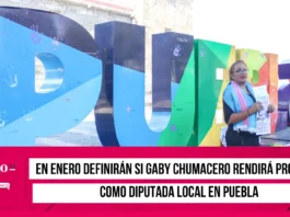 En enero definirán si Gaby Chumacero rendirá protesta como diputada local en Puebla