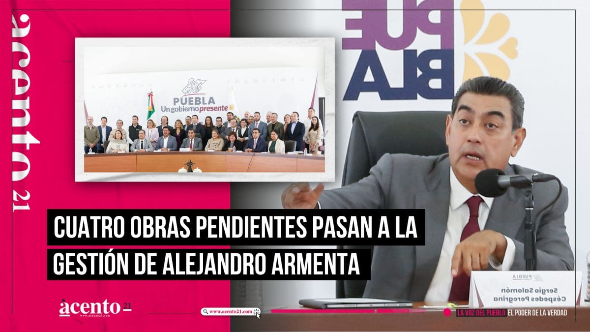 Estas son las 4 obras que quedarán pendientes para la gestión de Alejandro Armenta