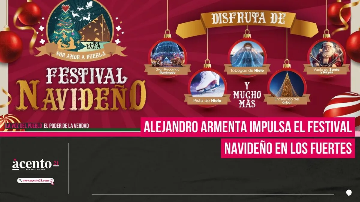 Armenta impulsa el Festival Navideño en Los Fuertes