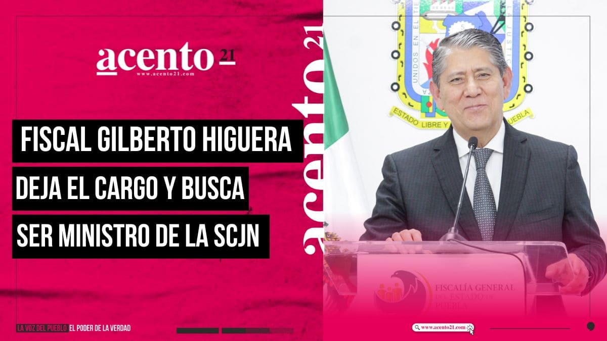 Fiscal Gilberto Higuera presentará su renuncia ante el Congreso de Puebla, gobernador reconoce su trabajo