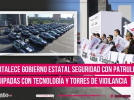 Fortalece gobierno estatal seguridad con patrullas equipadas